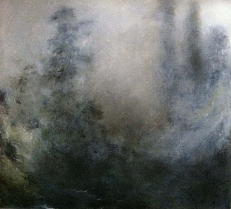 Öl auf Leinwand, 150 x 136 cm